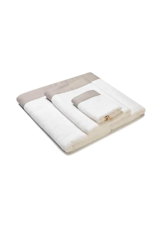 Towel Set- Grey Borders