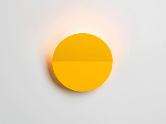 Yolk yellow diffuser wall light
