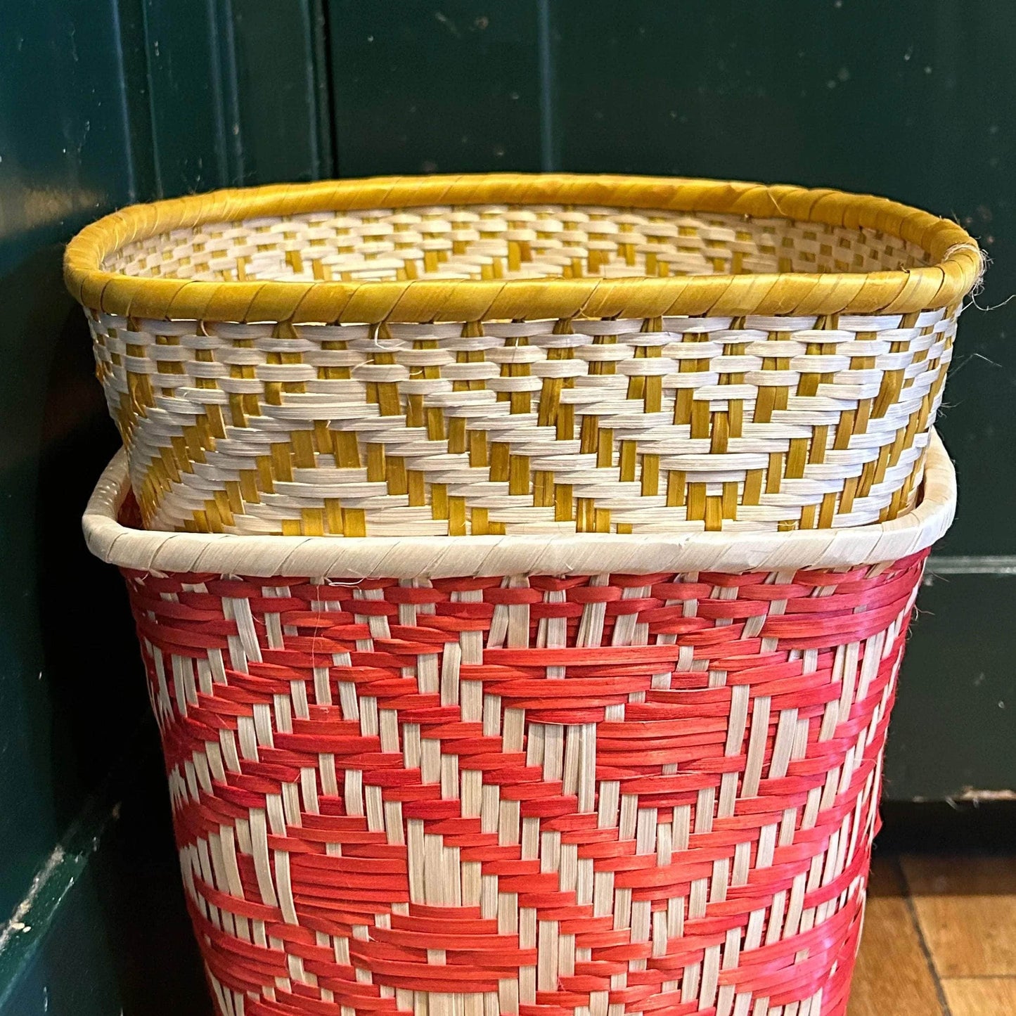 Rosalita Natural Waste Paper Basket