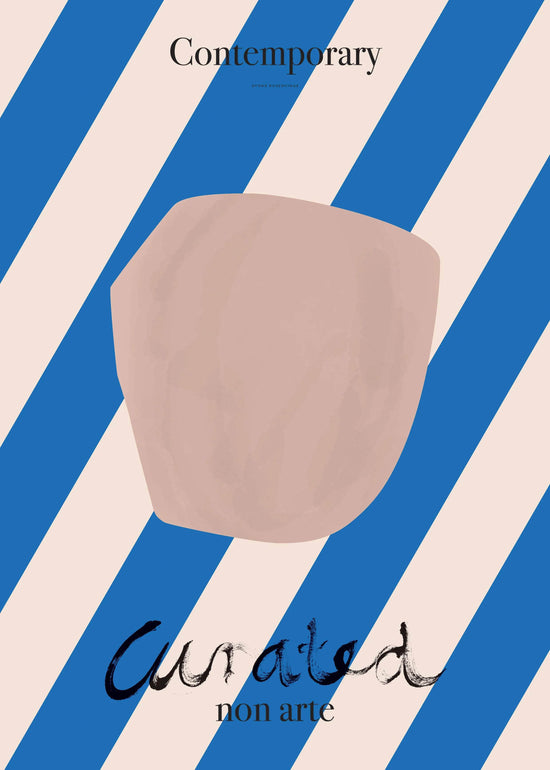 Curated - Clay Shape Poster Print