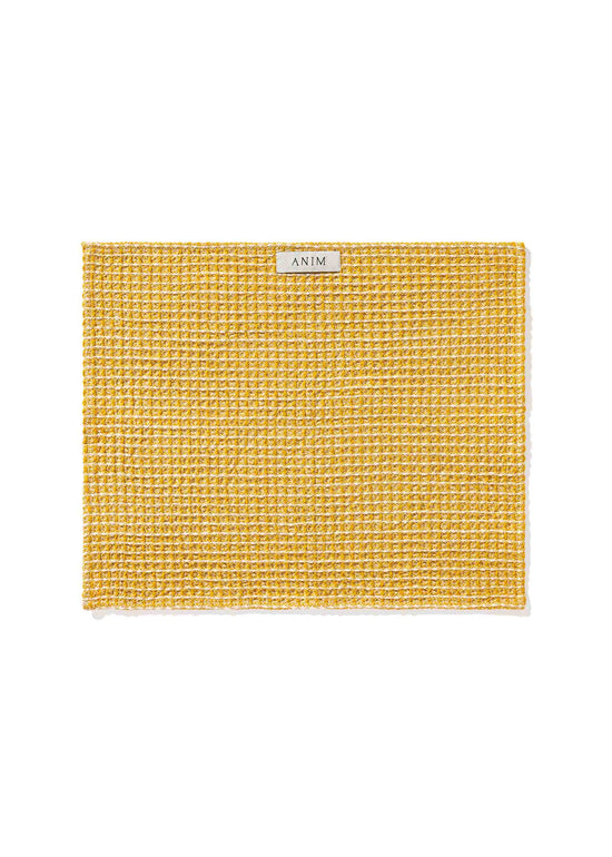 Sabi Waffle Hand Towel in Yellow