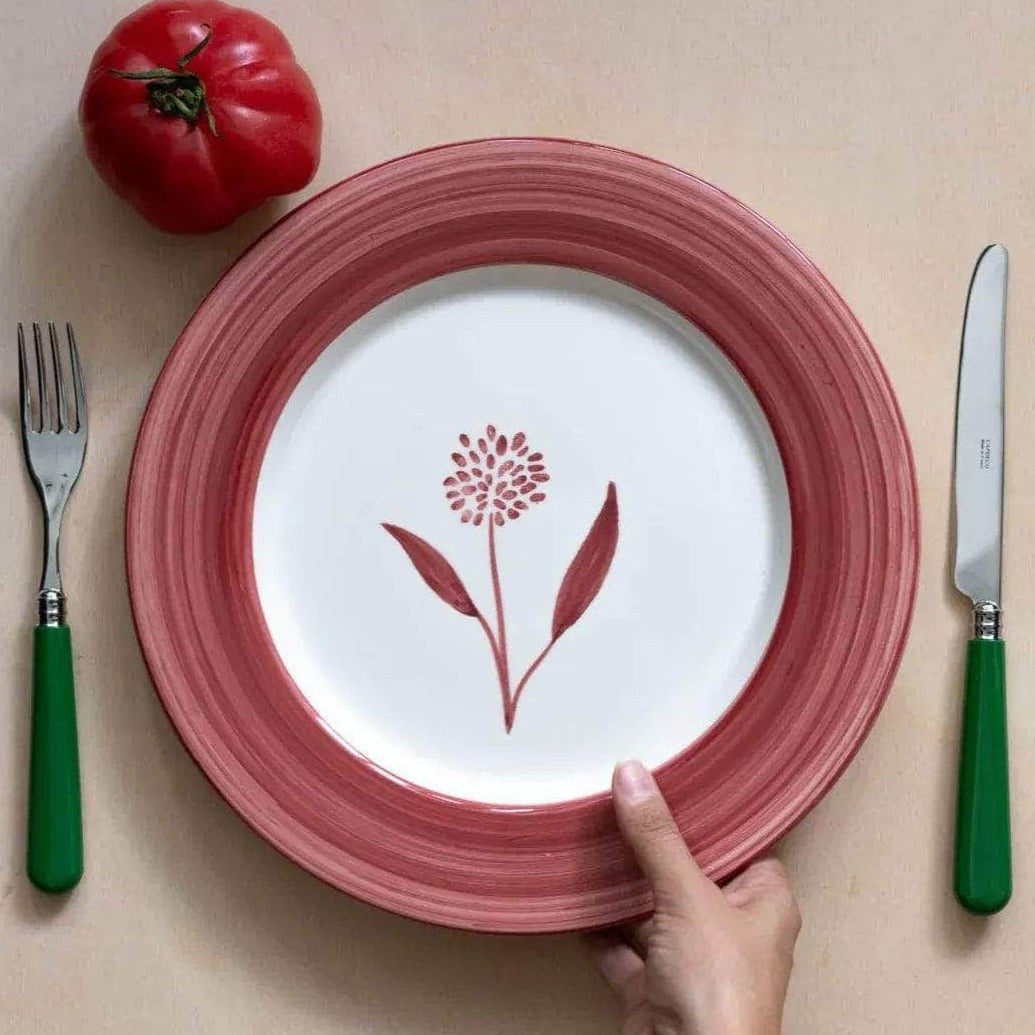 Cecilia Hand-Painted Ceramic Dinner Plate