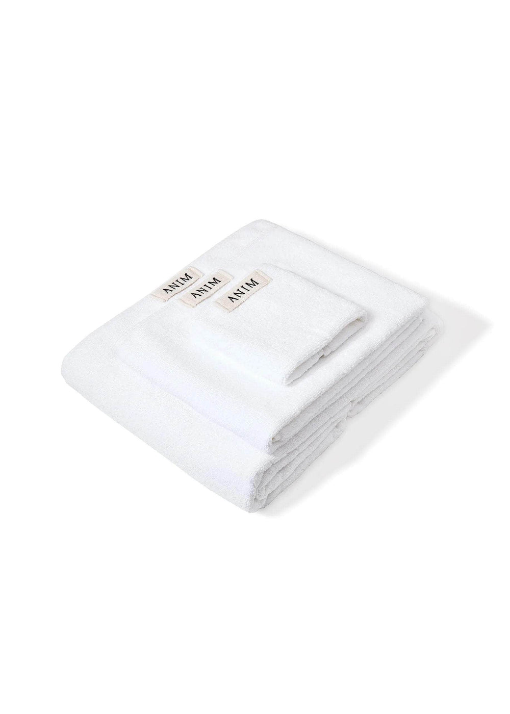 Terry Towel Set in White