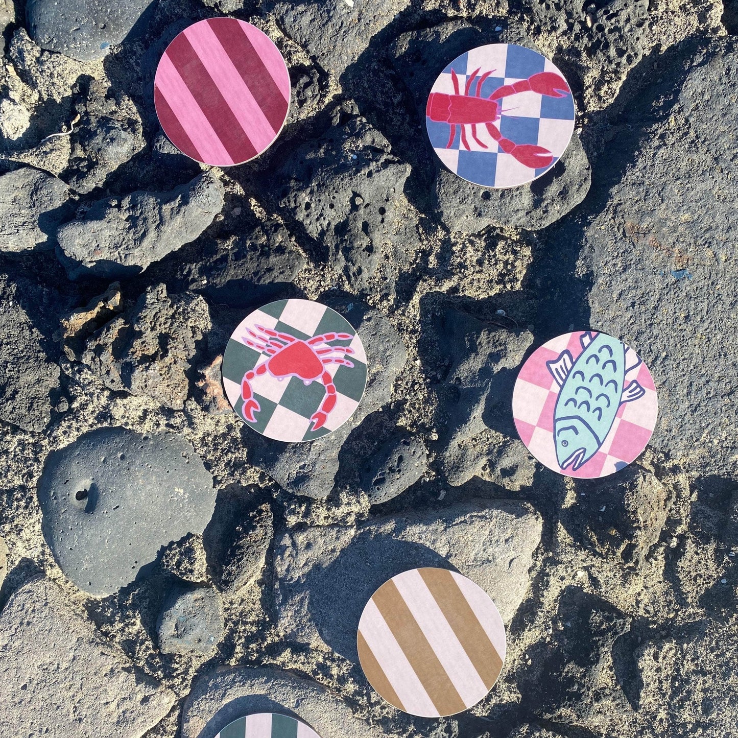 Poisson Coasters | Set of 4