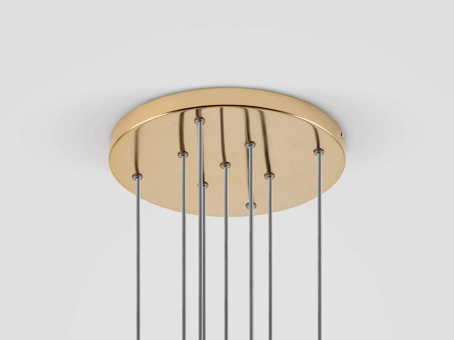 Brass cluster ceiling light