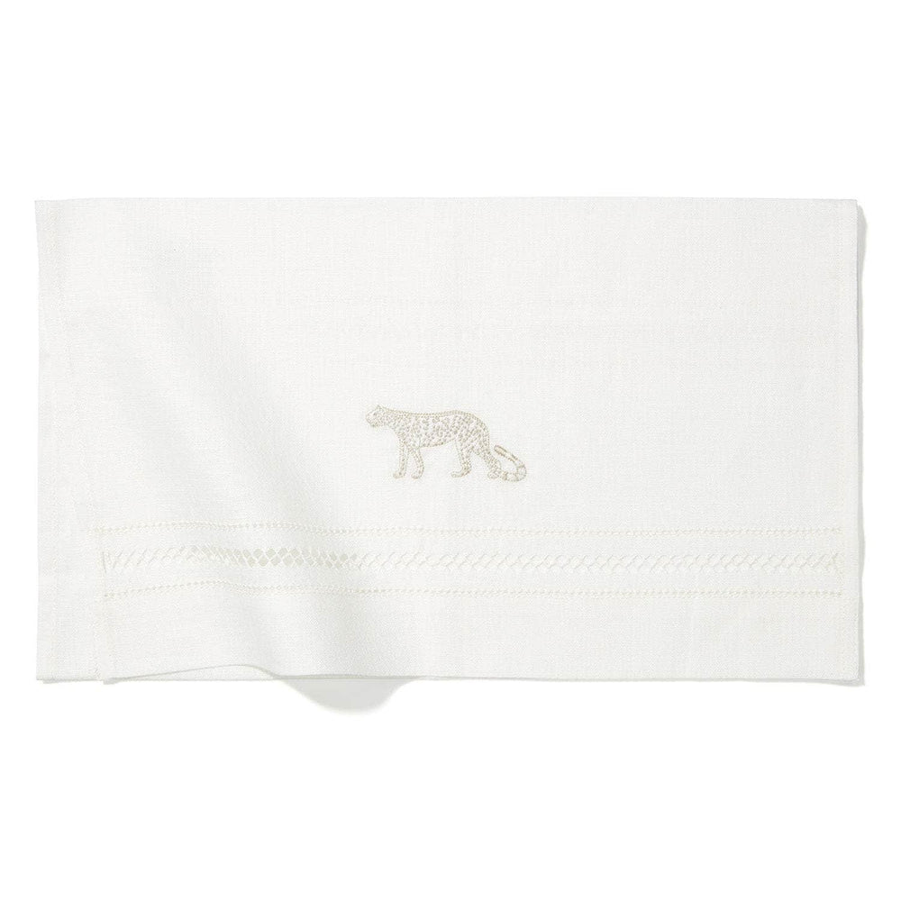 Hand Towel Diamond Stitch Leopard