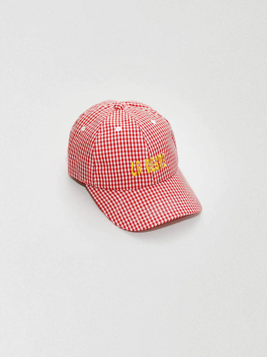 Red Check Cap