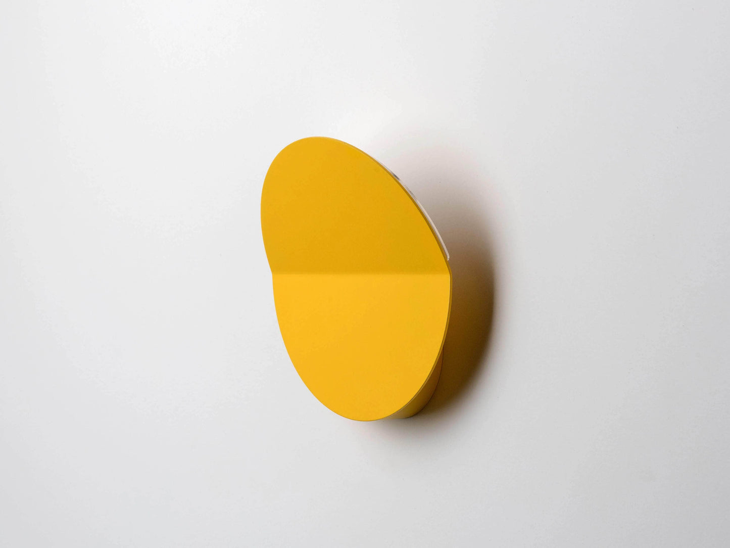 Yolk yellow diffuser wall light