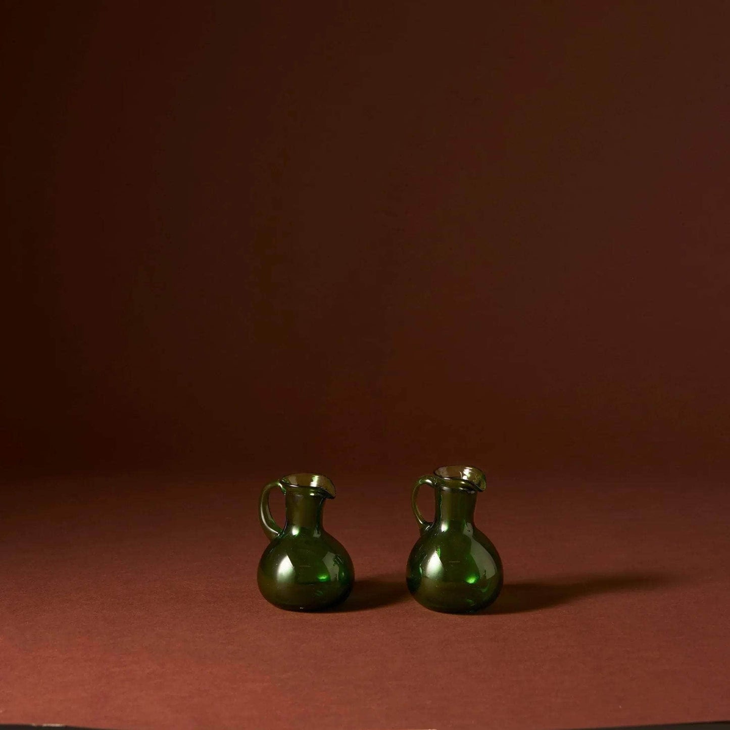 Sofia Mini Handblown Glass Jugs (Set of 2)