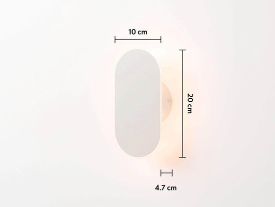 Sand mini diffuser wall light