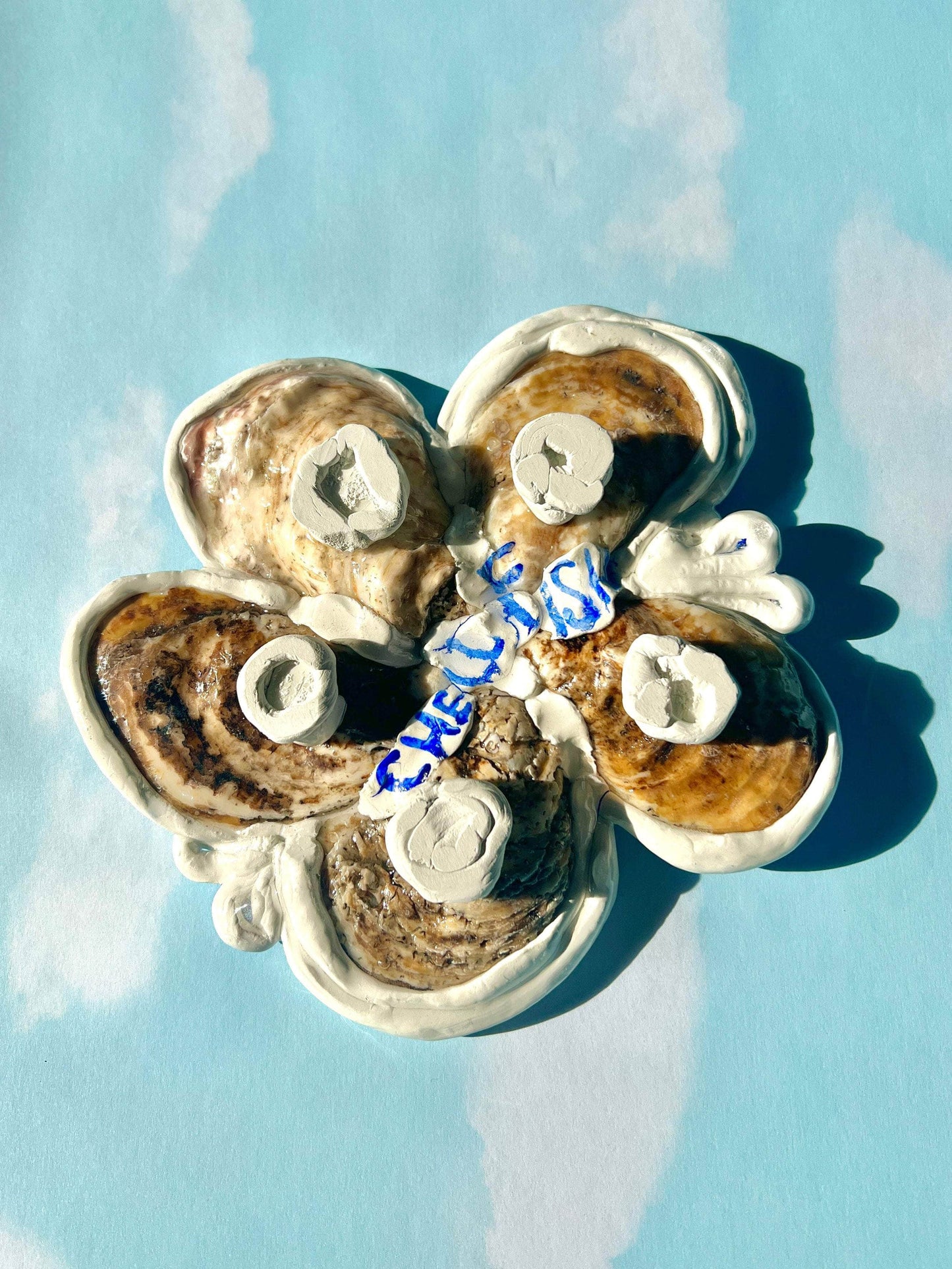 Oyster Serving Dish with Lobster Dinner