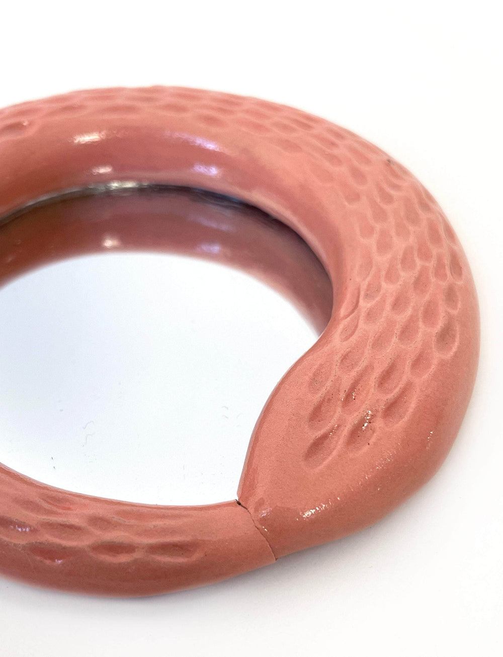 Snake Mirror - Hot Pink