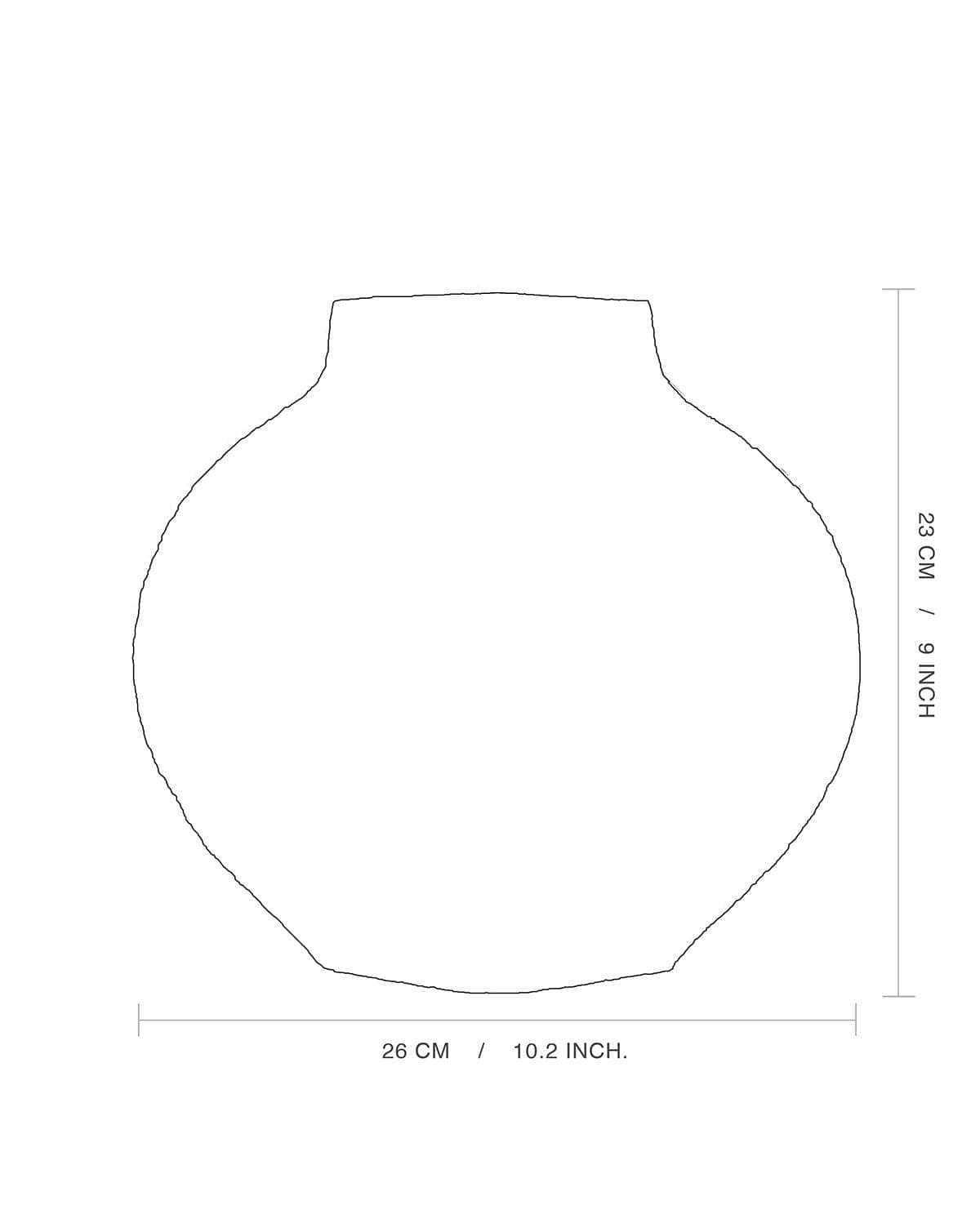 Ceramic Vase ‘Rounds Pattern’