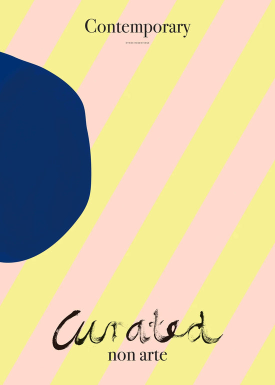 Curated - Blue Shape Poster Print