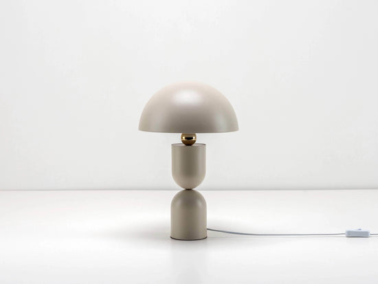 Sand mushroom dome table lamp