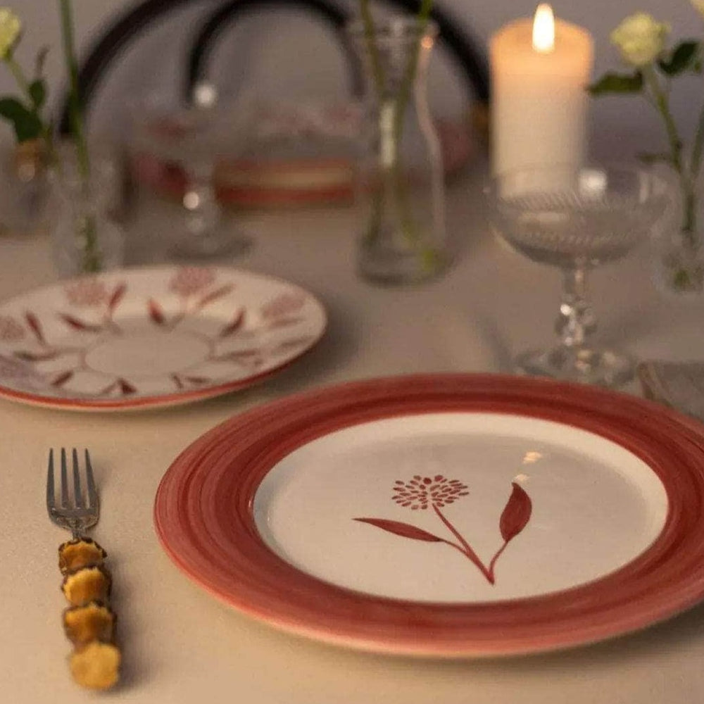 Cecilia Hand-Painted Ceramic Dinner Plate