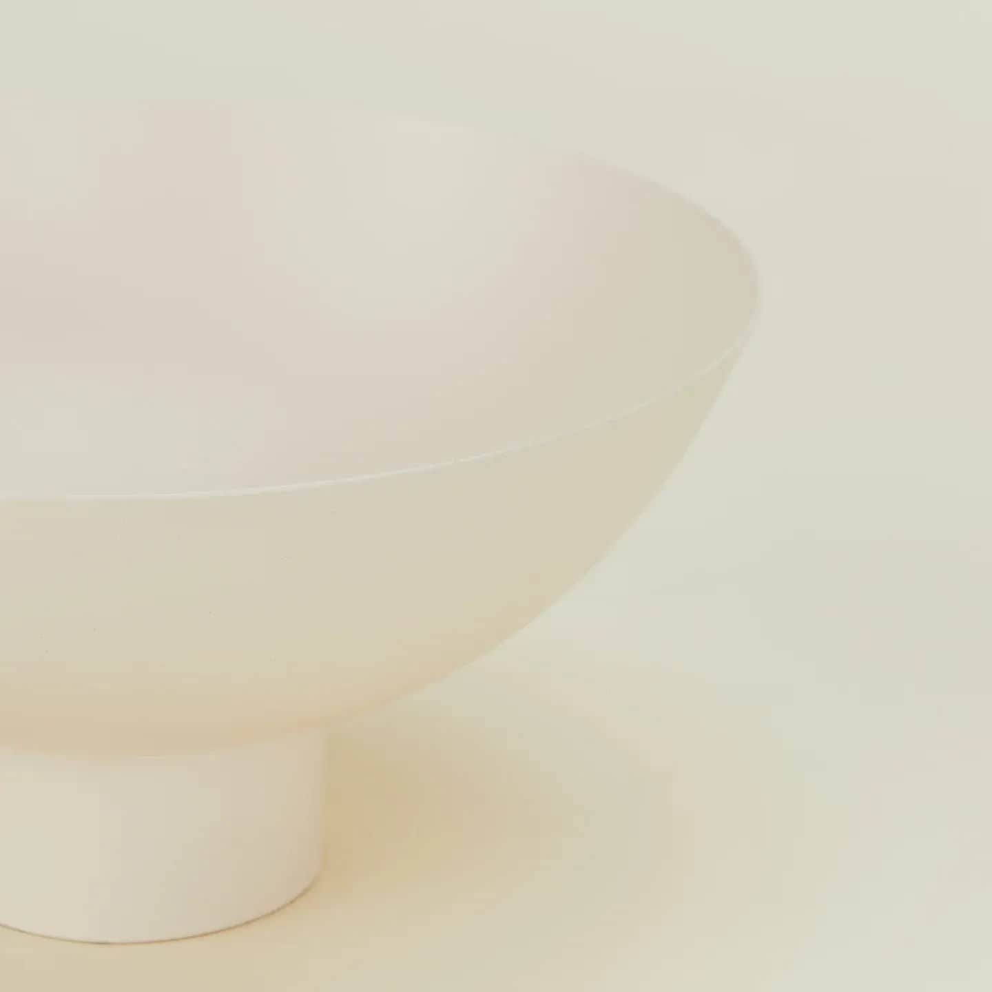 Essential Footed Bowl - Ivory
