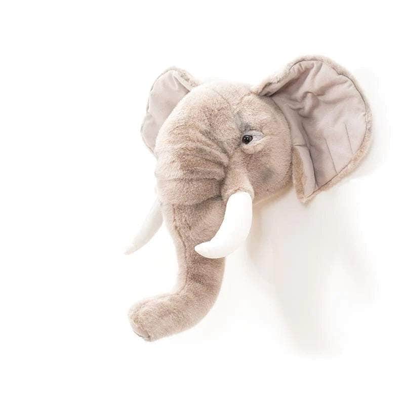 George the Elephant Wall Mounted Plush Head