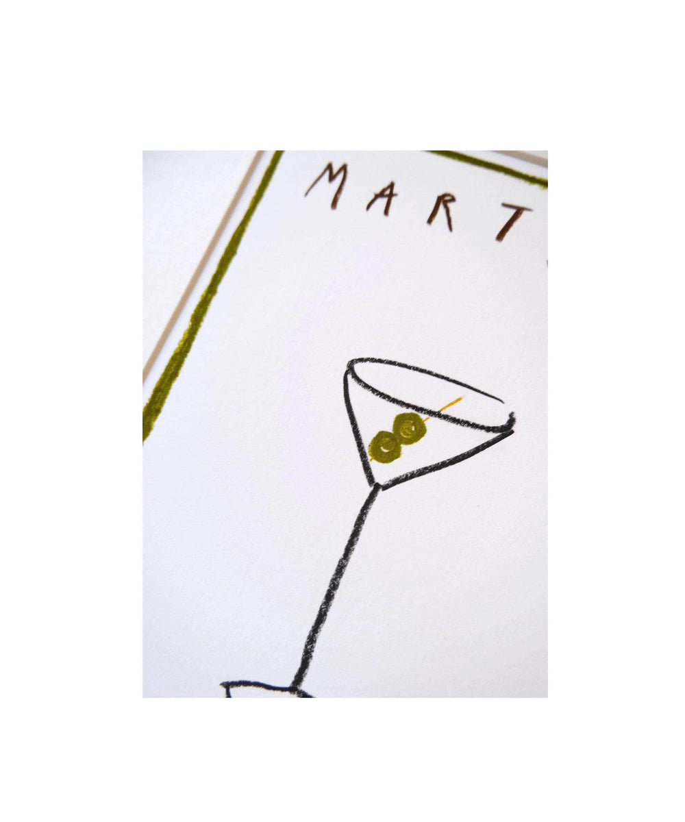 Martini Please Art Print