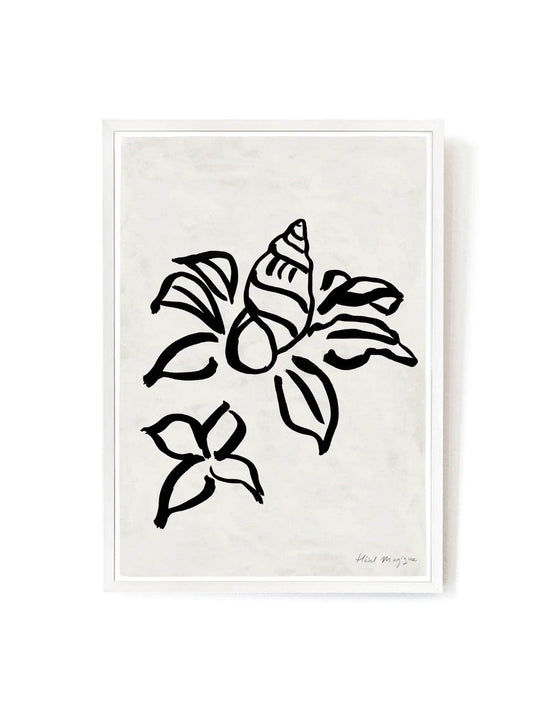 Shell Flower Art Print