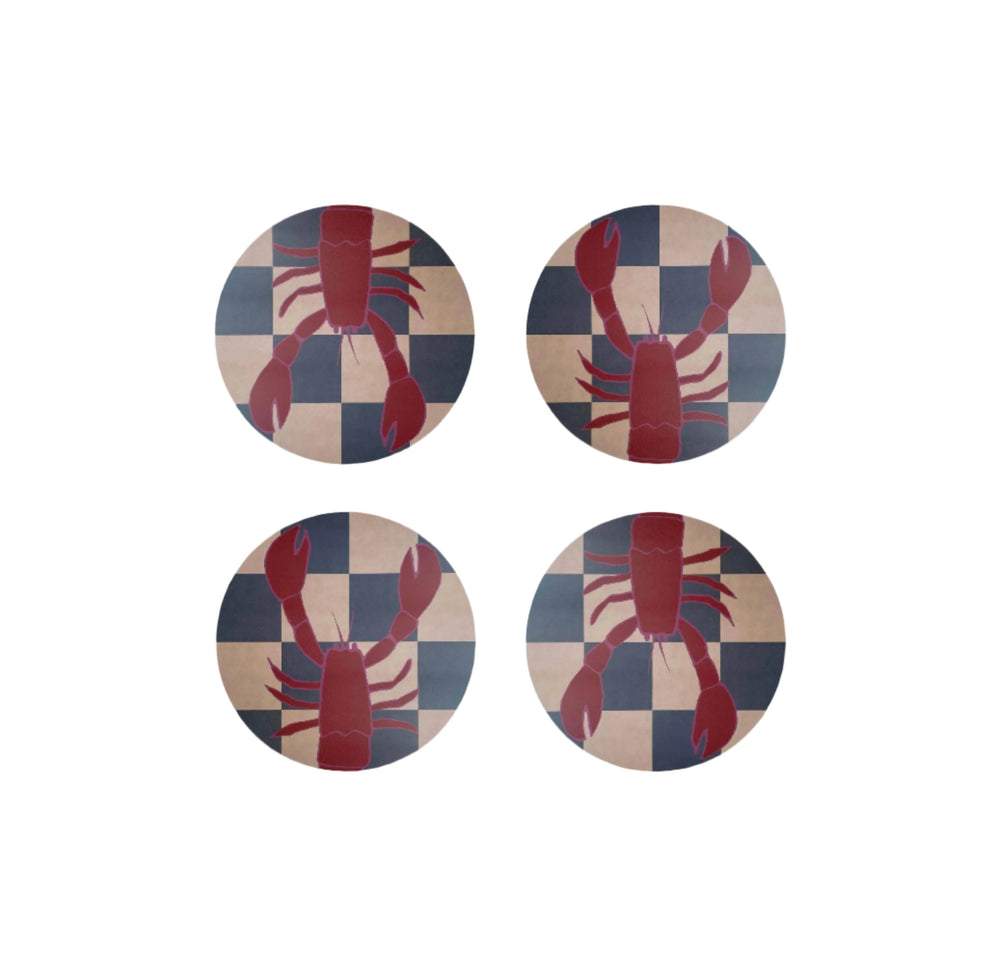 Set of 4 Lobster Coasters