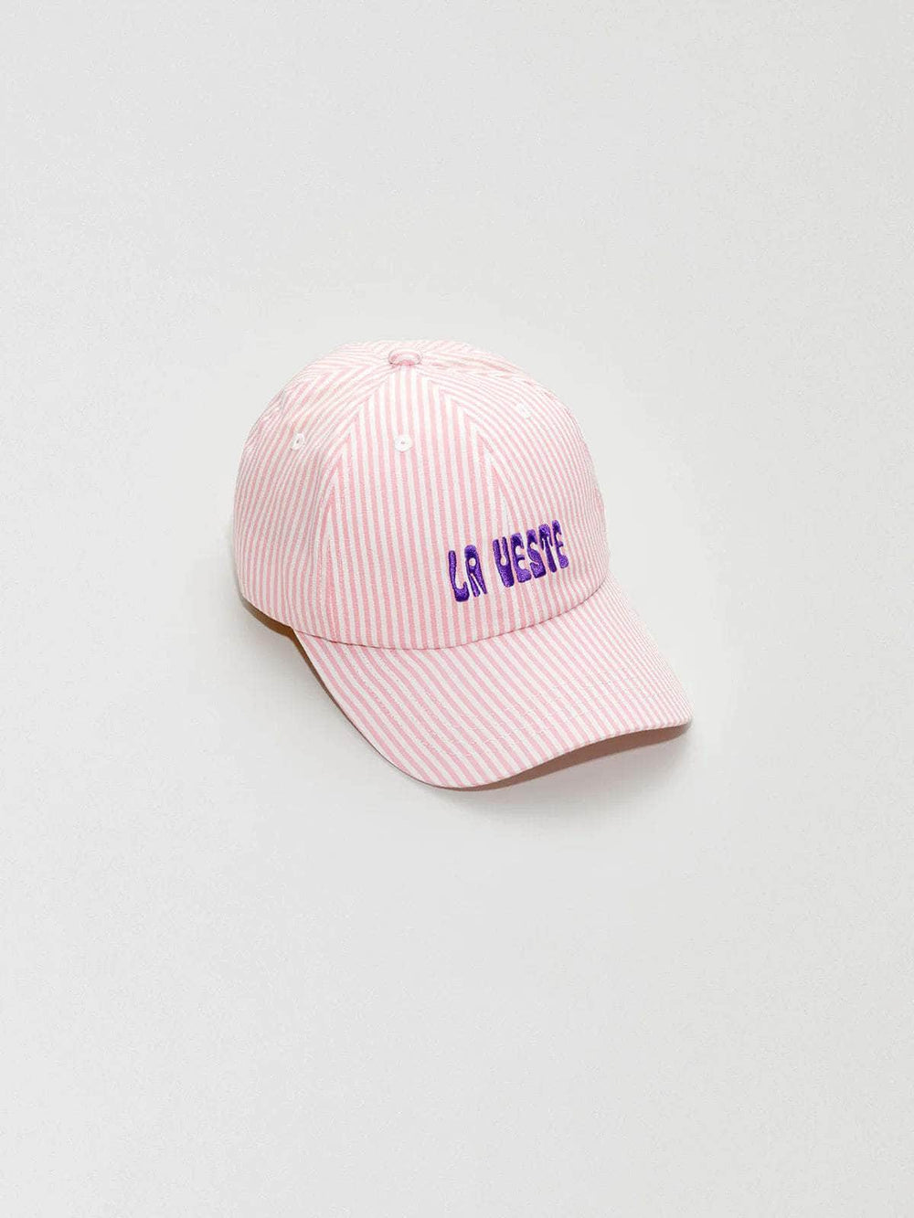 Pink Striped Cap
