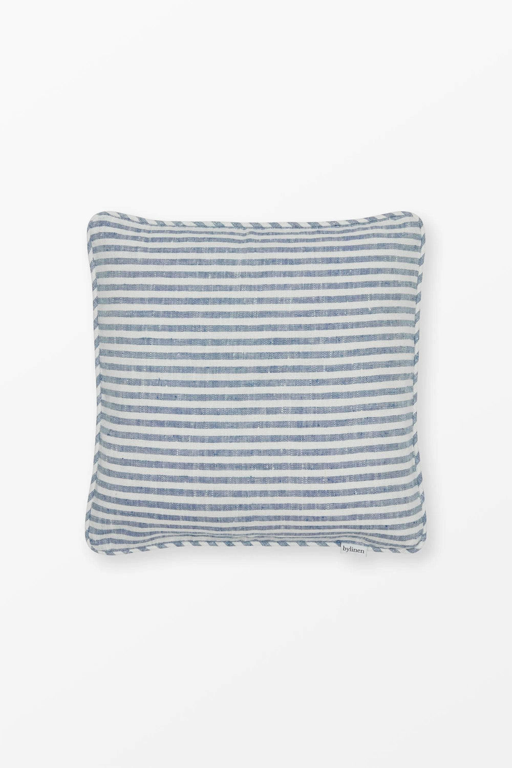 Linen Cushion Candy Stripe Blue