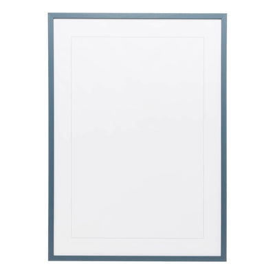 Petrol Blue Solid Wood Frame