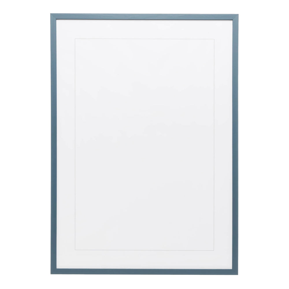 Petrol Blue Solid Wood Frame