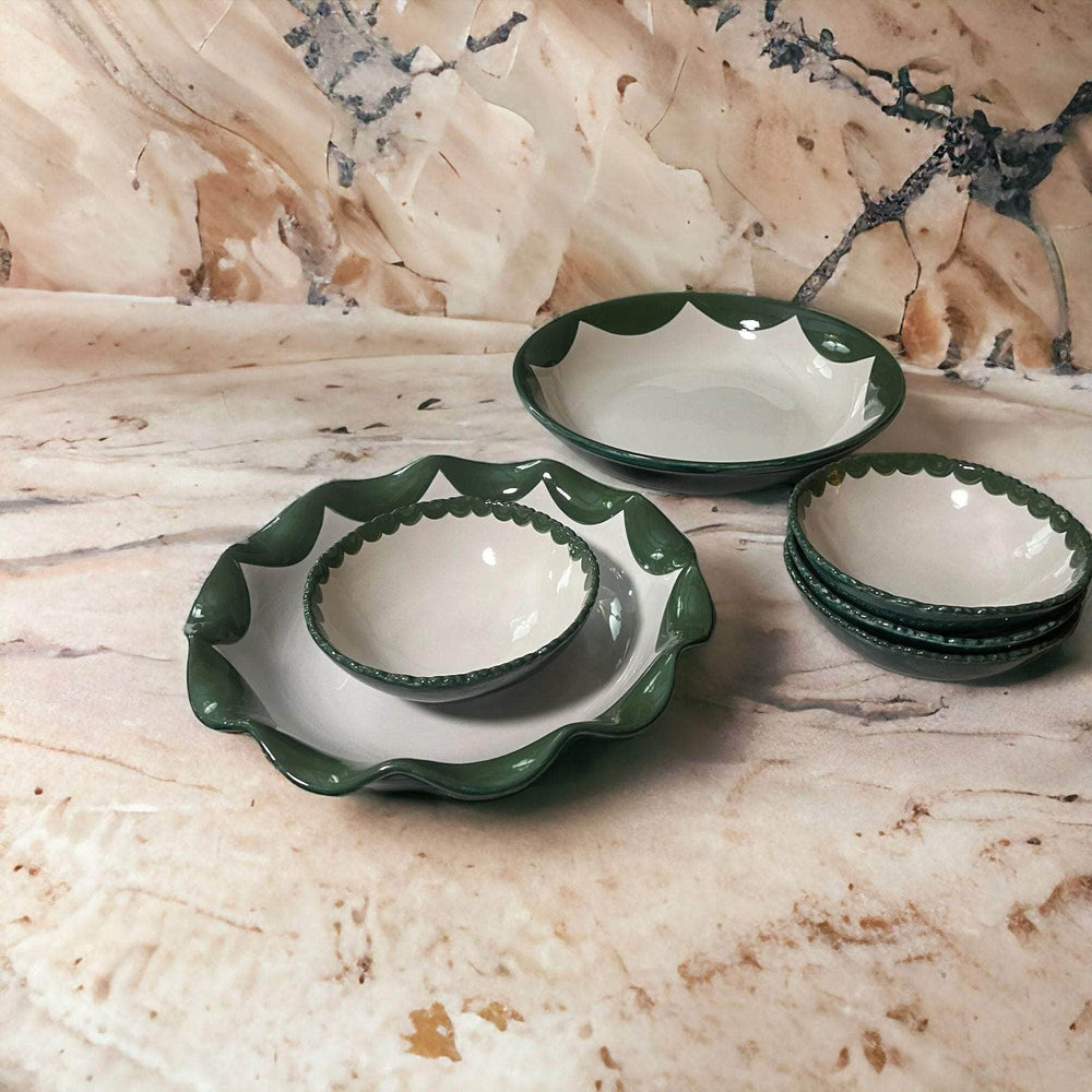 The Six-Piece Hand-Painted Pasta Pottery Collection