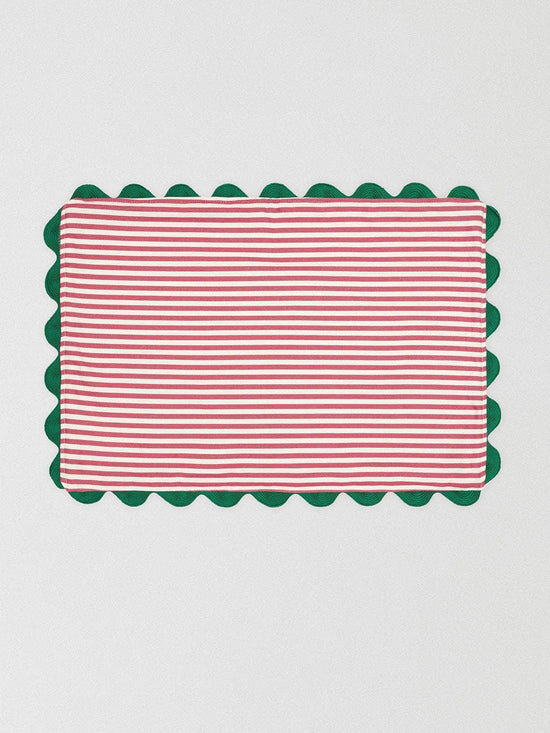 Red Striped Placemat