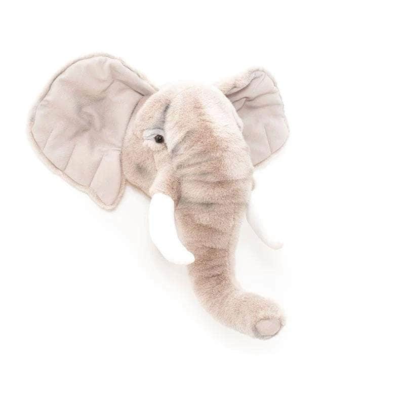 George the Elephant Wall Mounted Plush Head