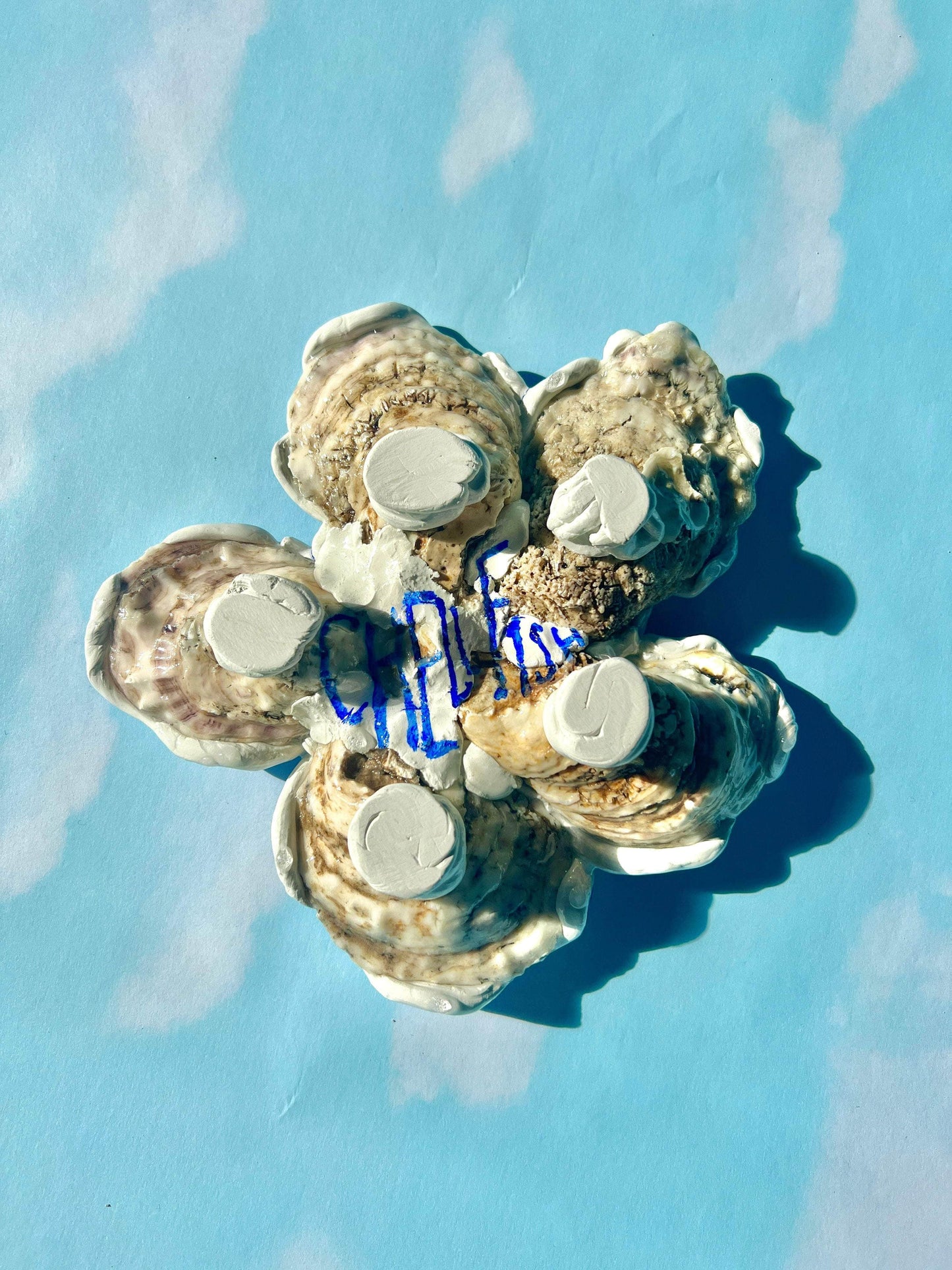 Oyster Serving Dish with Still Life