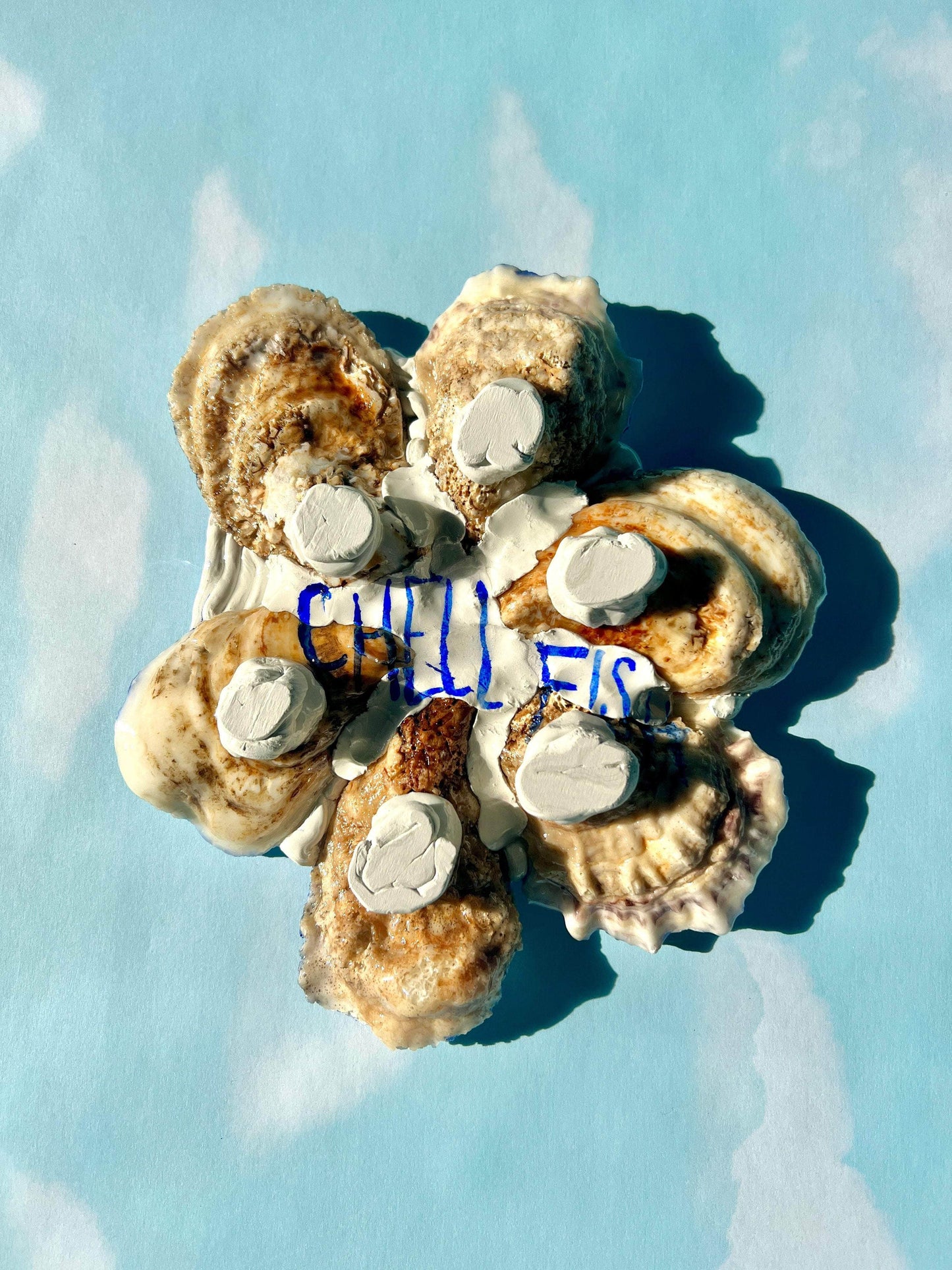 Oyster Serving Dish with Olives