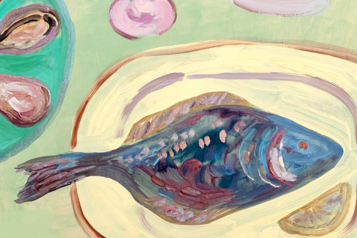 She Snacks and Paints