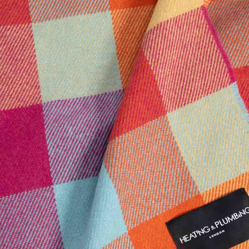 Soft Whispers - Cashmere & Merino Lambswool Blanket - Happy Hour