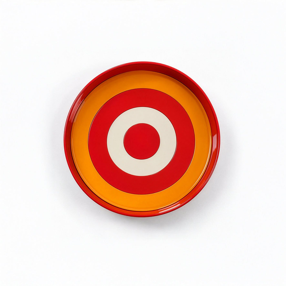 Red Loop Serving Bowl Large