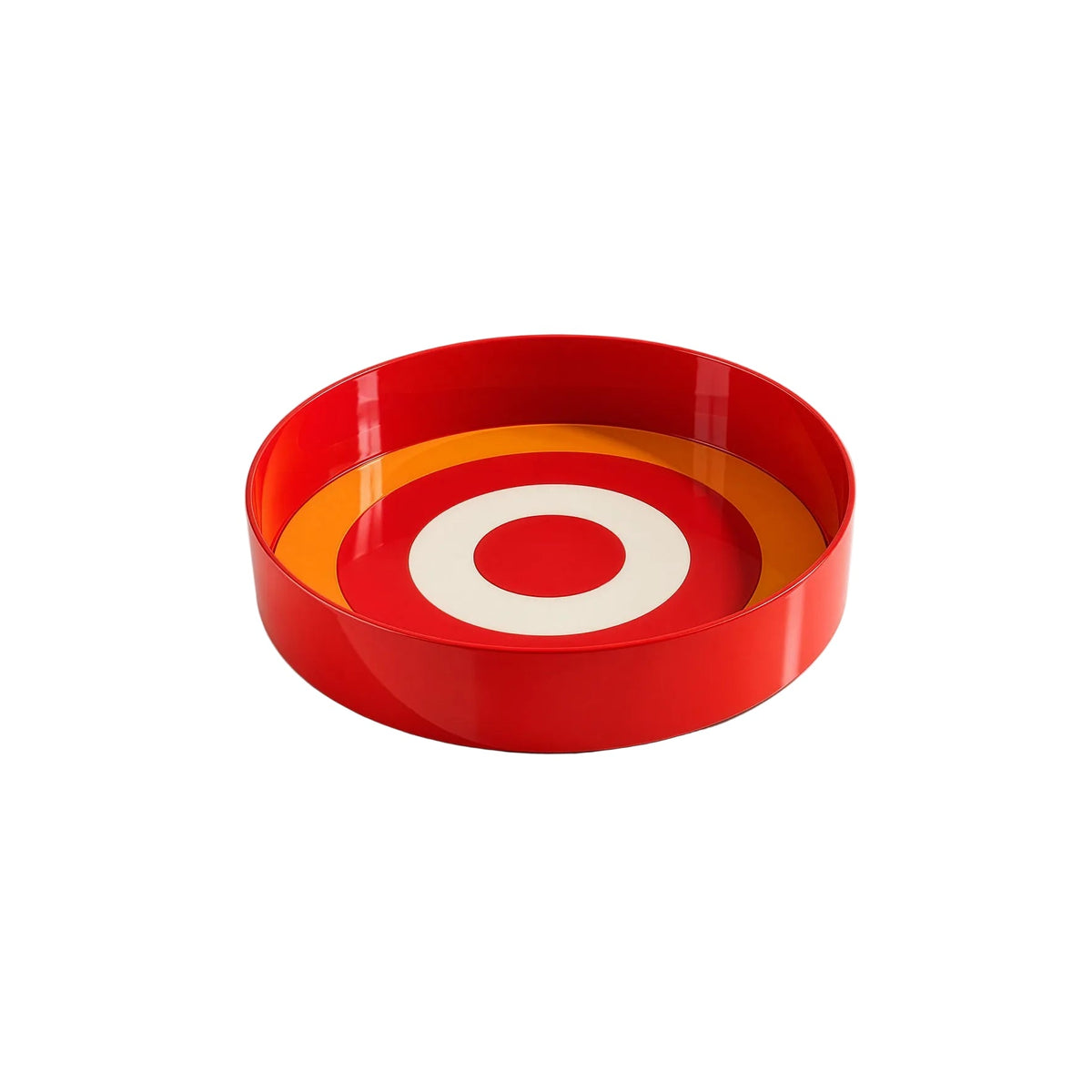 Red Loop Serving Bowl Large