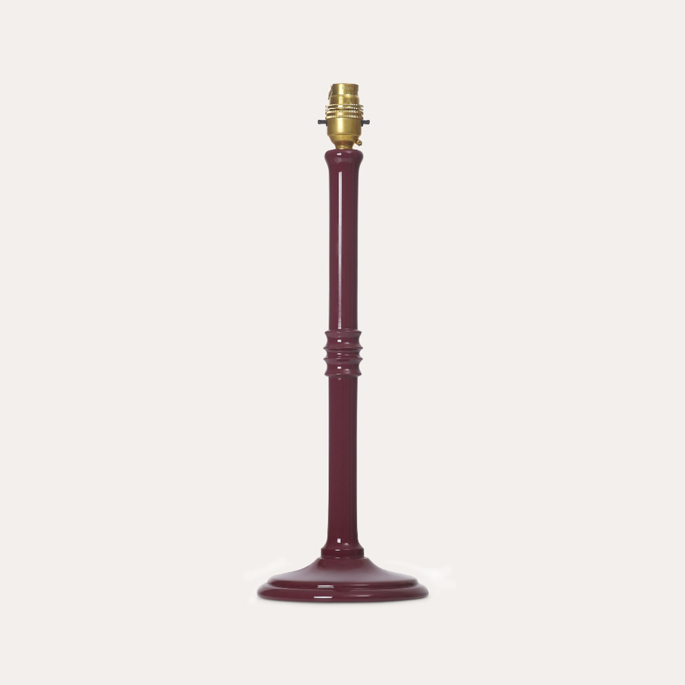 The Isla Lamp - Aubergine Red