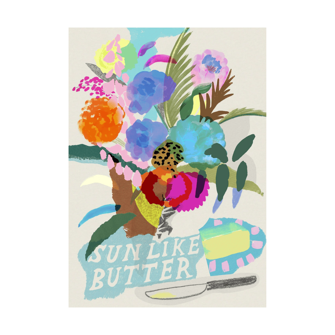 Sun Like Butter Print