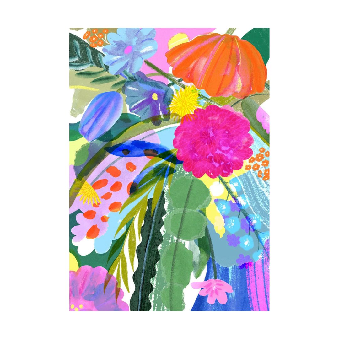 Drunken Blooms Print