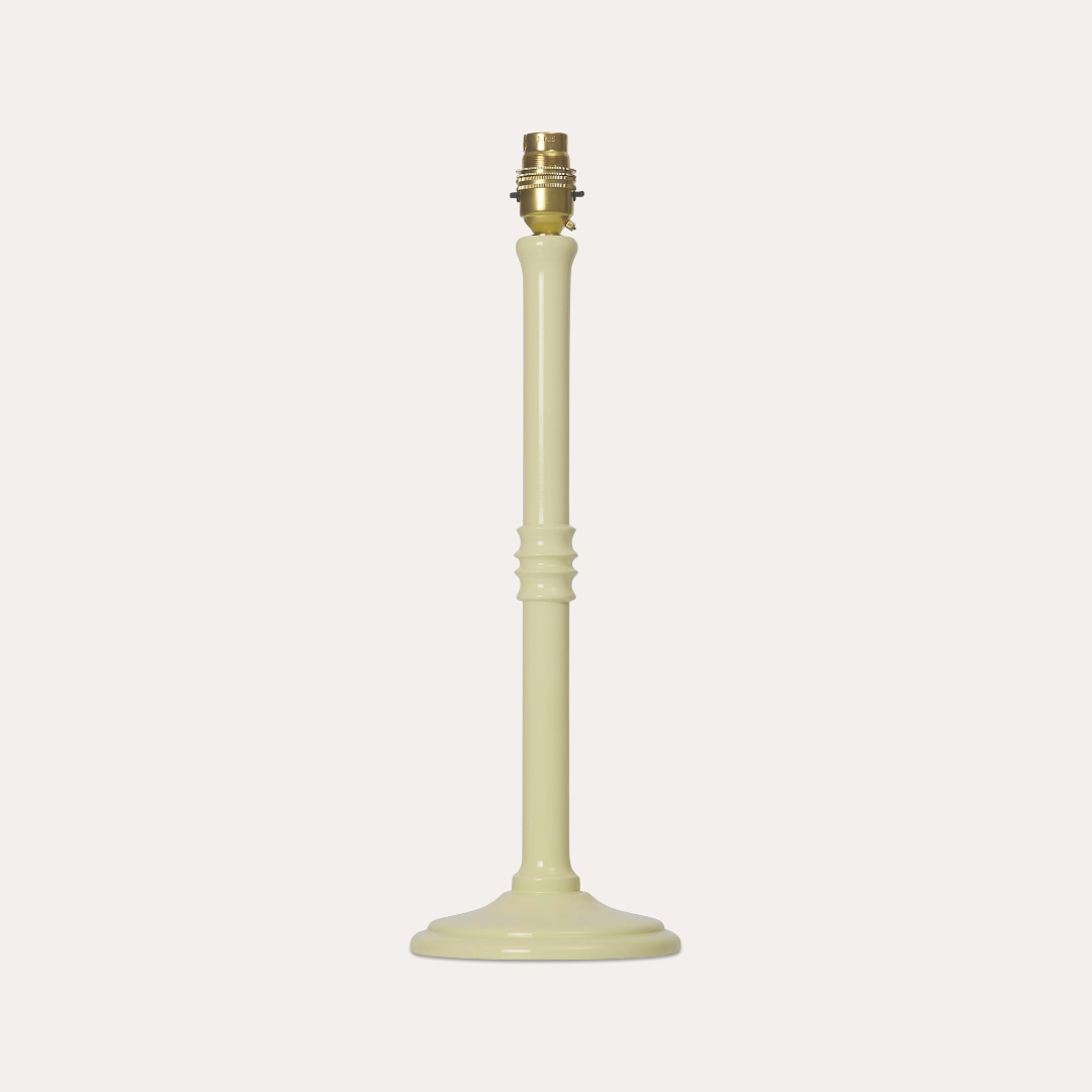 The Lacquered Lampstand in Buttercup