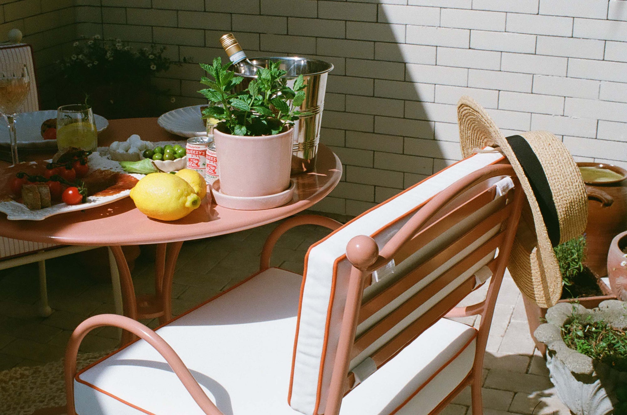 Panarea 6 Seater Table in Spritz