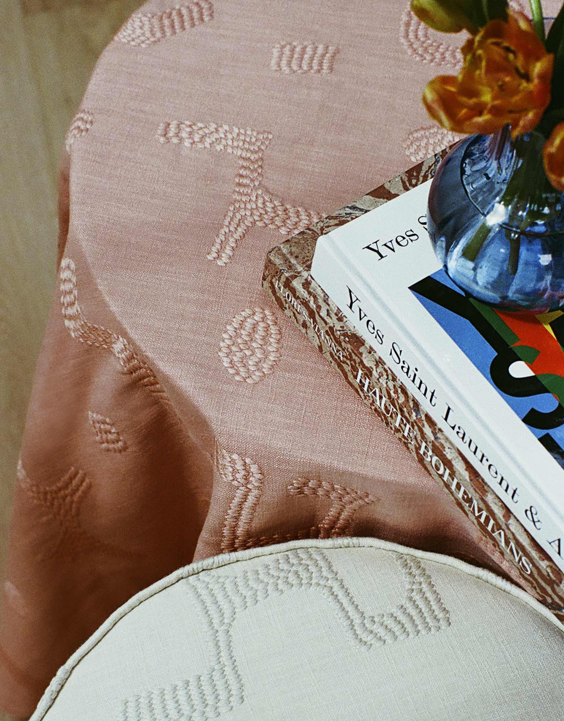 Sofia Armchair, Raphia, Clay