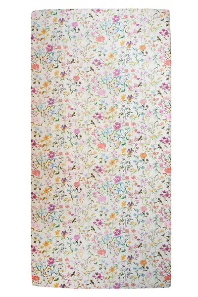Fitted Sheet made with Liberty Fabric LINEN GARDEN - Coco & Wolf