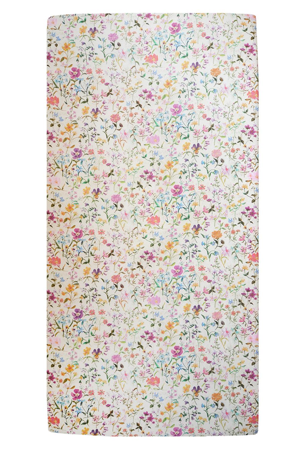 Fitted Sheet made with Liberty Fabric LINEN GARDEN - Coco & Wolf