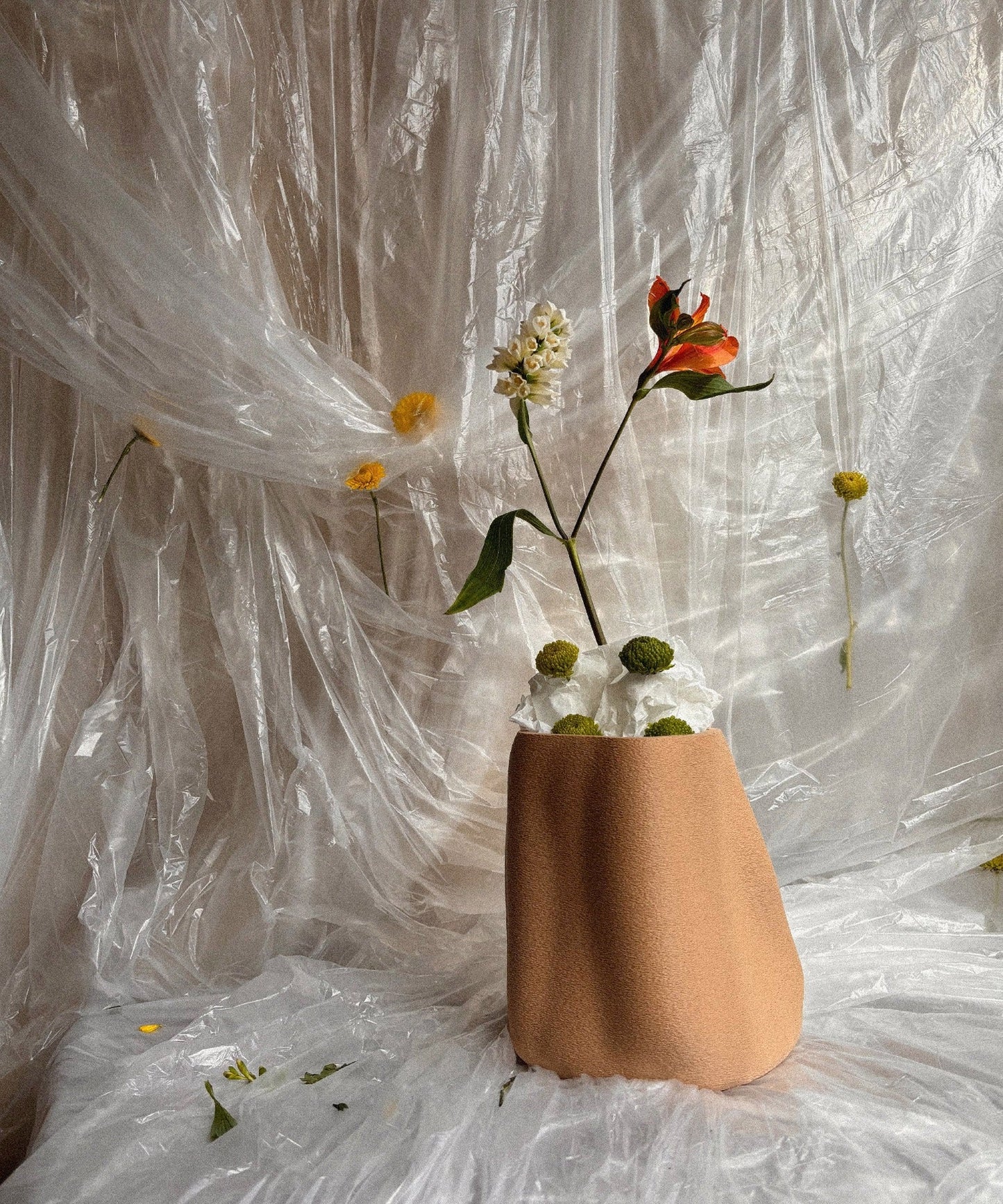 Amanitas Garden | Wide Vase | Shell