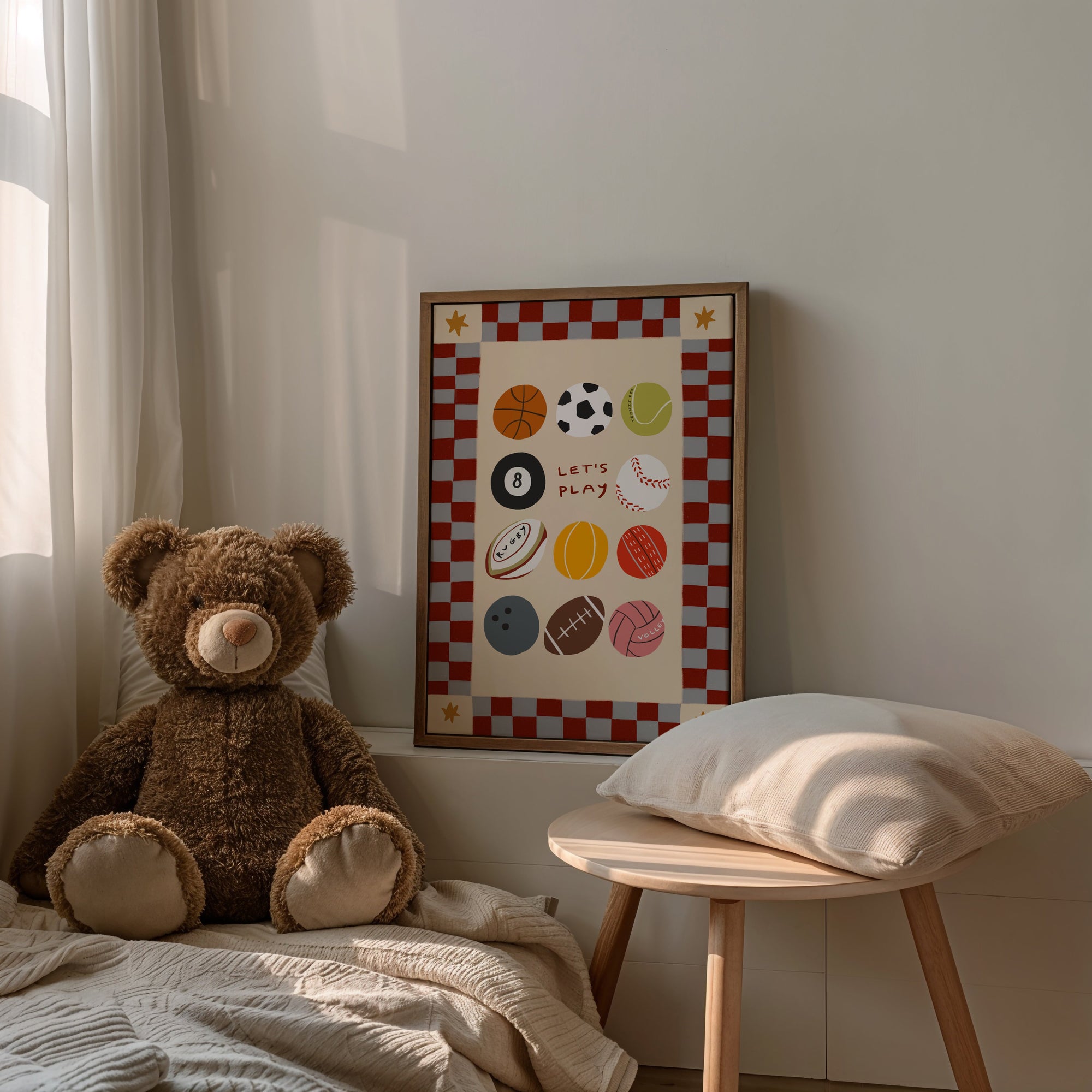 Let's Play | Playroom Print | UNFRAMED