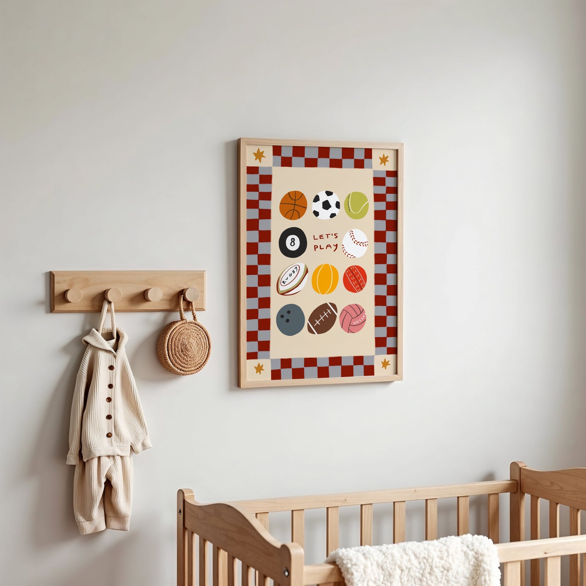 Let's Play | Playroom Print | UNFRAMED