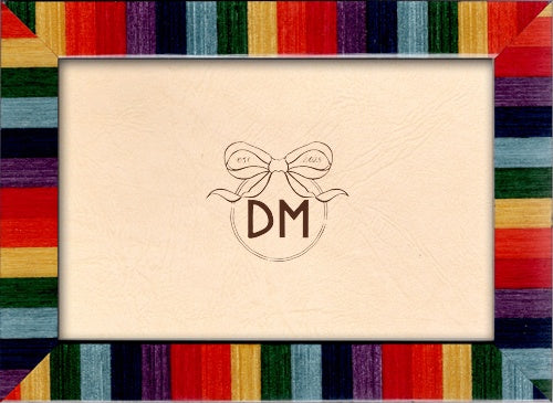 Marquetry Frame In Multicolour